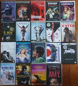 MUSIC DVD'S MUSIC MOVIES 19x dvd collection job lot - Picture 1 of 1