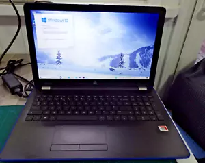 HP 15-BW099SA Laptop (AMD A6 Dual Core, 4GB RAM, 1TB HDD, Windows 10) - Blue - Picture 1 of 7