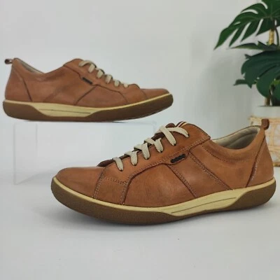 Ecco Women’s Vegetable Brown Leather Oxfords Size 9.5 - Image 1 of 4