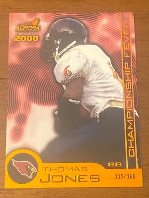 2000 Pacific Aurora Championship Fever Thomas Jones /160 Virginia Caveliers - Image 1 of 2