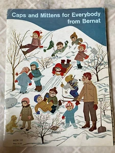 Vintage 1962 CAPS and MITTENS for EVERYBODY from BERNAT Knitting Book - Bild 1 von 4