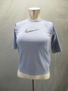 NIKE DRI-FIT SWIM Size 10-12 YRS Boys Crew Neck Half Sleeve Hydroguard Top 579 - Picture 1 of 9