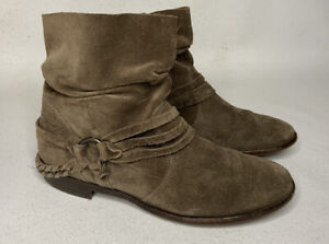 Paul Green Suede Leather Boots Buckle Ankle Boots Size US6.5 UK4 235mm