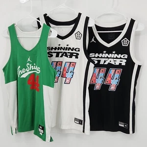 2 Jordan Shine 2020 Official HOME And AWAY Jerseys White/Black Bonus The Shine  - Picture 1 of 5