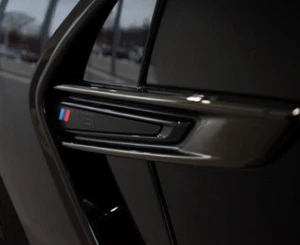 BMW OEM F91/F92/F93 M8 Competition 2020+ Gloss Black Black Side Vent Pair New - Picture 1 of 1