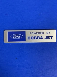 Powered By Cobra Jet Plaque - Picture 1 of 2