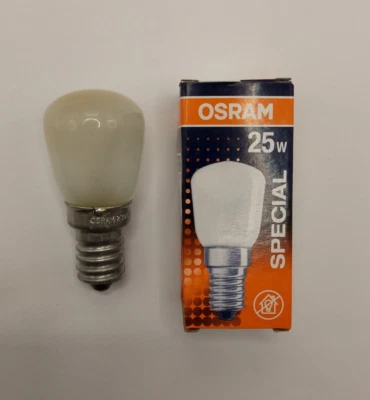 OSRAM Special Kühlschranklampe 25W 230V 160lm E14/SES T26/57 FR25 -kein LED! - Bild 1 von 4
