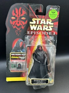Hasbro Star Wars Episode I Tatoonie Darth Maul Actionfigur mit Umhang & LS - Bild 1 von 5