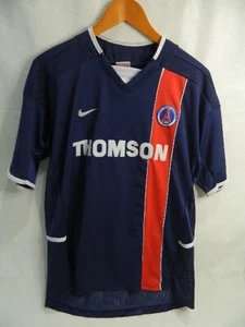 Nike Collection Thomson Paris Saint Germany Blue Soccer Jersey Shirt Size 46 - Picture 1 of 4