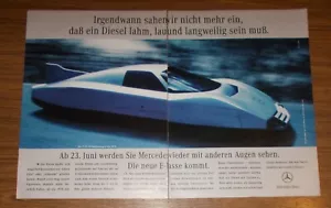 Seltene Werbung MERCEDES-BENZ C 111-III Rekordwagen von 1978 - 1995 - Bild 1 von 1