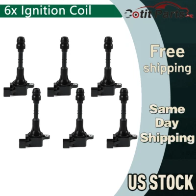 6x Ignition Coil For 05-10 Nissan Pathfinder / 2009-2012 Suzuki Equator V6 4.0L - Image 1 of 4