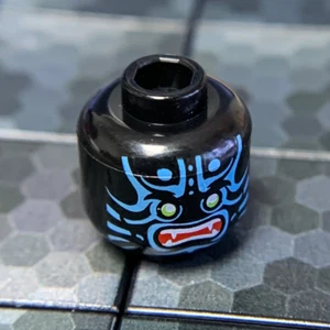 Alien (Blue Stripes, Fangs) - Official LEGO® Minifigure Head - Picture 1 of 1
