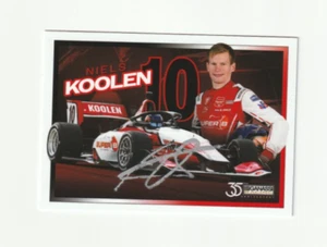 2025 NIELS KOOLEN signed INDYNXT GANASSI RACING HERO PHOTO TRADING CARD INDY CAR - Picture 1 of 2