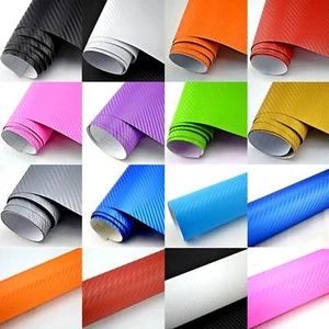 3D Carbon Folie Auto 152cm breit (8€/m²) BLASENFREIE selbstklebende Autofolie - Bild 1 von 12