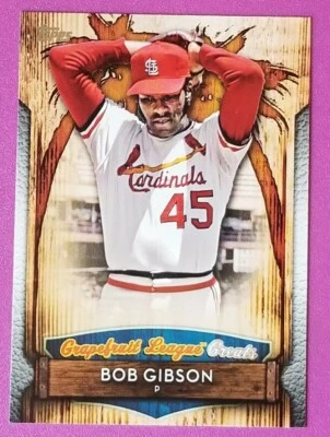 2019 Topps Baseball Bob Gibson Grapefruit League Greats GLG-10 - Image 1 of 3