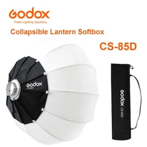 AU Godox CS-85D 85cm Round Shape Softbox Lantern Foldable Quick-install Portable - Picture 1 of 11
