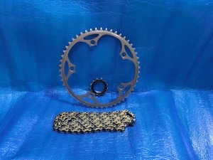 Shimano Dura Ace FC-7710 51T 1/8" Kettenblatt + 13T NJS Zahnrad + Izusmi V NJS Kette - Bild 1 von 7