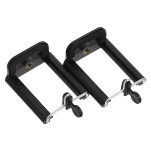 2 PCS Metal Phone Tripod Mount Camera Bracket Adapter U Shape - Zdjęcie 1 z 12