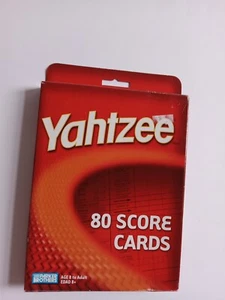 Packs de tarjetas de puntuación Milton Bradley Yahtzee (80 hojas) TOTALMENTE NUEVOS SELLADOS DE FÁBRICA - Imagen 1 de 2