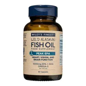 Wiley's Finest Peak EPA 1000mg Omega 3 Fischöl 30 Kapseln - Bild 1 von 4