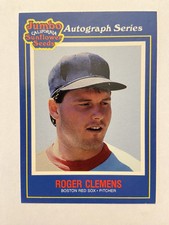 1990 Jumbo California Sunflower Seeds Roger Clemens Boston Red Sox #18