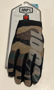 100% Brisker Gloves for Cool Weather Offroad Motocross Bike Riding Camo Sz S - Picture 1 of 2