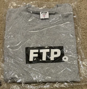 NWT Fuckthepopulation FTP Slap Logo Tee Shirt Heather Grey Size Men’s M FREESHIP - Picture 1 of 6