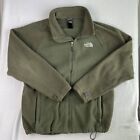 The North Face Men's XL Green Fleece Full Zip Jacket Coat Base Layer Winter