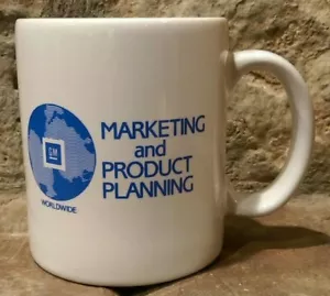 Tazza caffè GM Michigan anni 80 General Motors marketing mondiale pianificazione prodotti - Foto 1 di 5