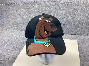 Scooby Doo Hat Cap Boys Black Warner Brothers 1999 Strapback Adjustable Vintage - Picture 1 of 9