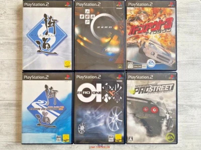 SONY PS2 6-piece set! Kaido Battle, Burnout3, Need For Speed etc.From Japan - Image 1 of 2