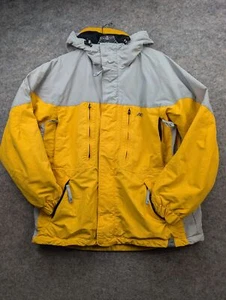 American Eagle Outfitters Jacket Mens Large Yellow Gray Performance Snow Ski - Picture 1 of 23