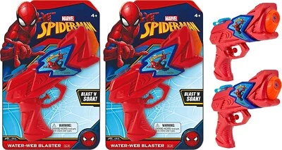 Marvel Spiderman Water Squirt Gun Toys 2 Pack - Image 1 of 4