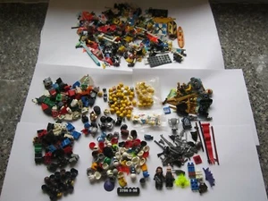 Lote de piezas de repuestos LEGO de colección paquete 500 g - figura cabeza cuerpo ladrillos - Imagen 1 de 12
