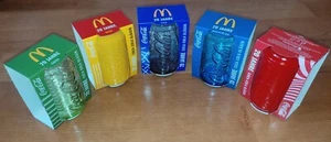 5 bicchieri McDonald's Coca Cola 2025 NUOVI IMBALLO ORIGINALE set 5 bicchieri edizione OTTIME CONDIZIONI - Foto 1 di 3