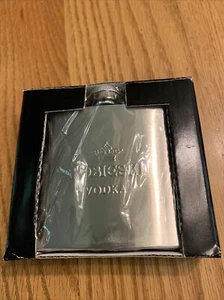 Frasco de vodka Sobieski acero inoxidable 5 oz nuevo en caja - Imagen 1 de 7