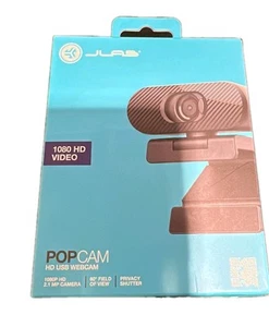 JLab Popcam USB HD Cámara web 1080P/30FPS 2,1 megapíxeles obturador de privacidad cable USB de 5 pies - Imagen 1 de 1