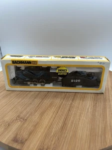 Vintage Bachman 5 HO Scale USRA 0-6-0 & Slope Tender Steam Locomotive A.T & S.F. - Picture 1 of 4