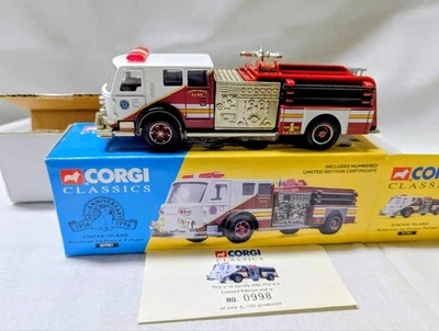Corgi 1:50 #51701 STATEN ISLAND, NY Fire American LaFrance pumper - Image 1 of 2