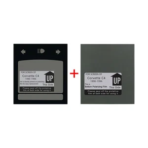Kit de película polarizadora superior e inferior para grupo de instrumentos Corvette C4 1990-1996 - Imagen 1 de 2