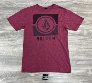 Size XL - Volcom Short Sleeve Graphic Logo T-Shirt ' Red ' - Picture 1 of 3