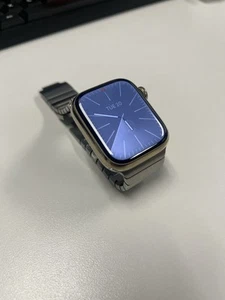 Apple Watch Series 9 - 41mm - Stainless Steel Gold - GPS + Cellular -Very Good - Photo 1 sur 4