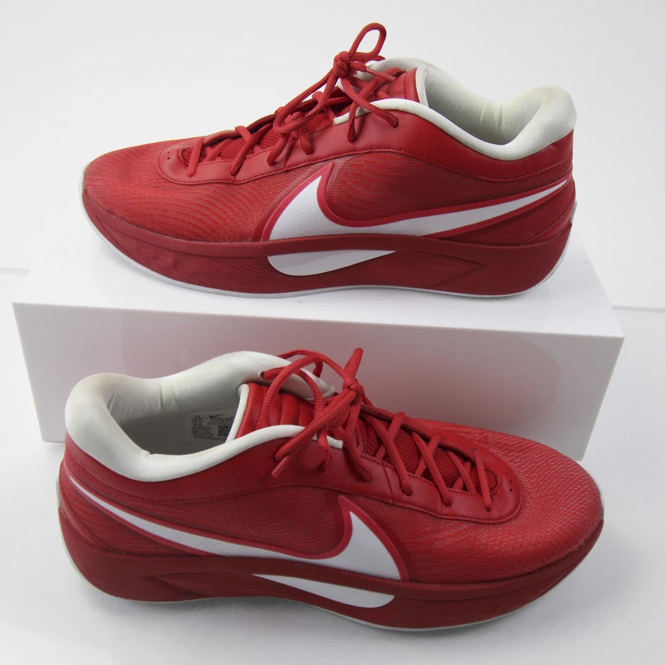 Tênis de basquete masculino Nike Giannis vermelho usado - Imagem 1 de 1