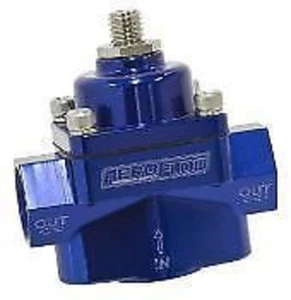 Aeroflow AF49-4000 Blue Style Reg 4.5-9 Psi Adjusbillet 1In 2 Out 3/8 NPT Port - Picture 1 of 4