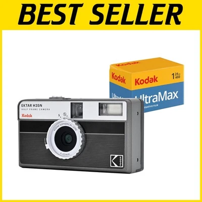 EKTAR H35N Film Camera with Flash & Tripod Mount - Image 1 of 4