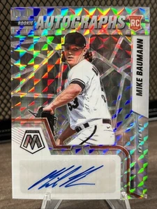 Mike Baumann 2022 Panini Mosaic Baseball Rookie Prizm Mosaic Auto #RAM-MB - Picture 1 of 2