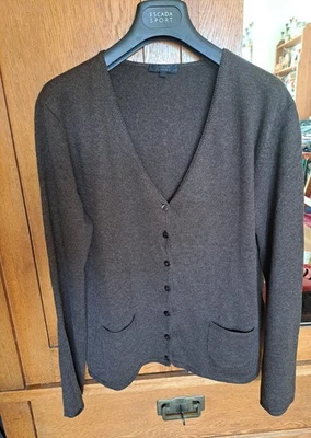 Strickjacke Seide/Kaschmir Gr. L Dunkelbraun VOGUE/ Peek & Cloppenburg Top - Bild 1 von 4