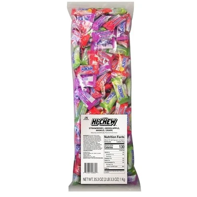 SNACK CRACKLE SHOP HICHEW Assorted Mix, Bulk Bag, Strawberry, Green Apple, Mango, Grape 2.2 Pounds