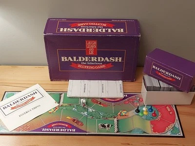 Juego de mesa Balderdash vintage (1984) - COMPLETO - Divertido juego de faroles Foto 1 de 4