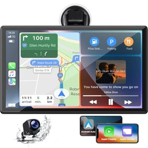 9 Inch Wireless Car Stereo with Apple Carplay and Android Auto Backup Camera - Imagen 1 de 5